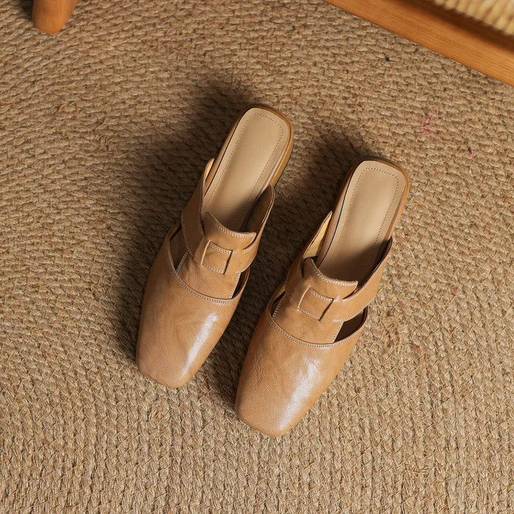 Alayna | Smooth Slip-On Mules