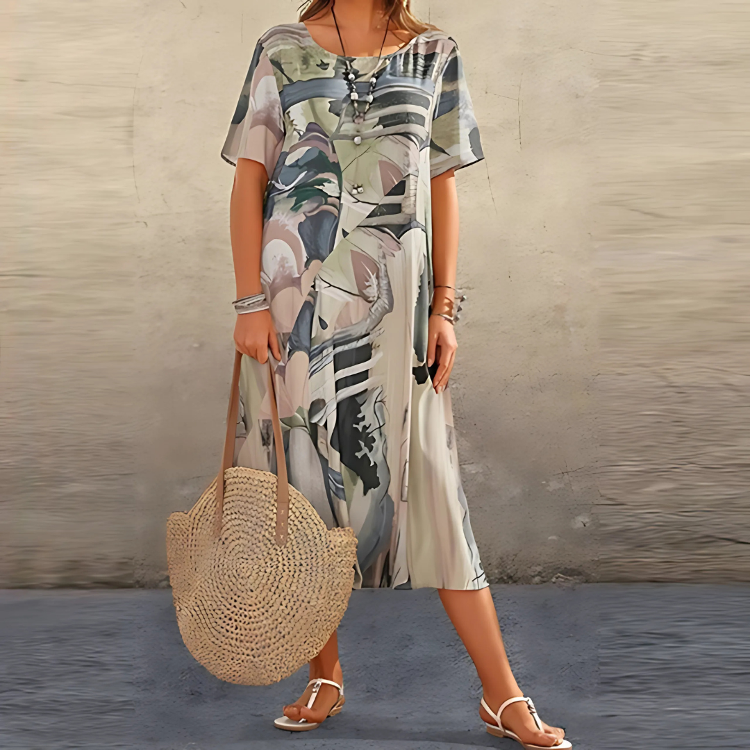 Amani | Elegant Floral Dress
