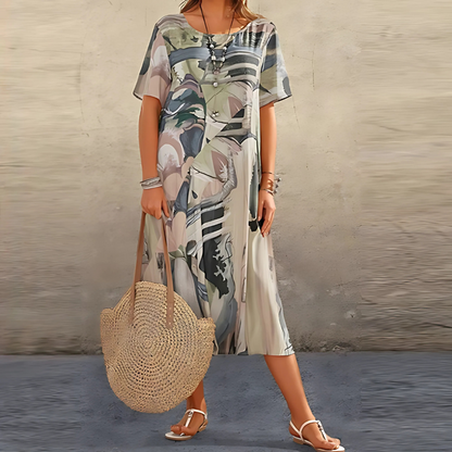 Amani | Elegant Floral Dress