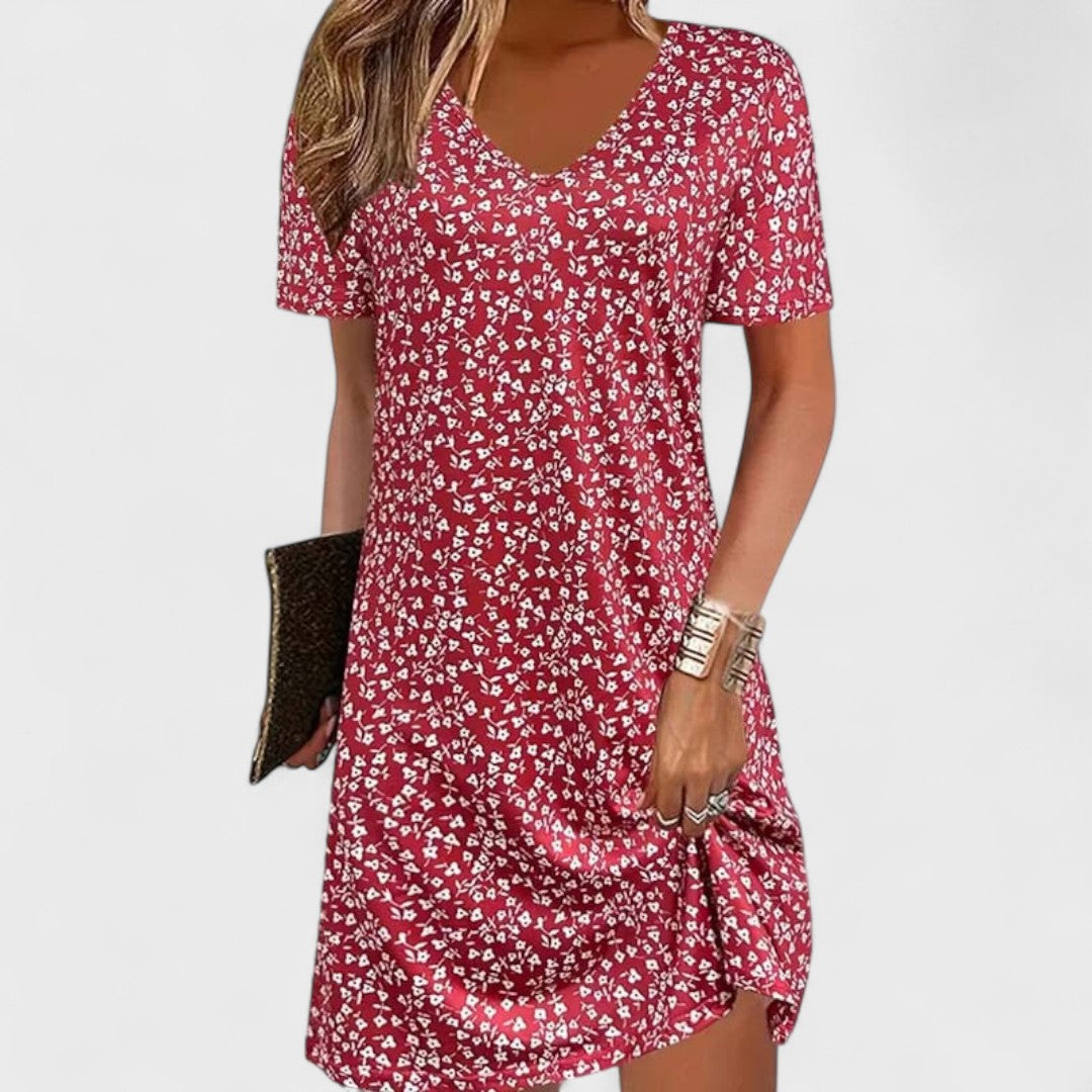 Stormie | Handcrafted Summer Dress with Flowers