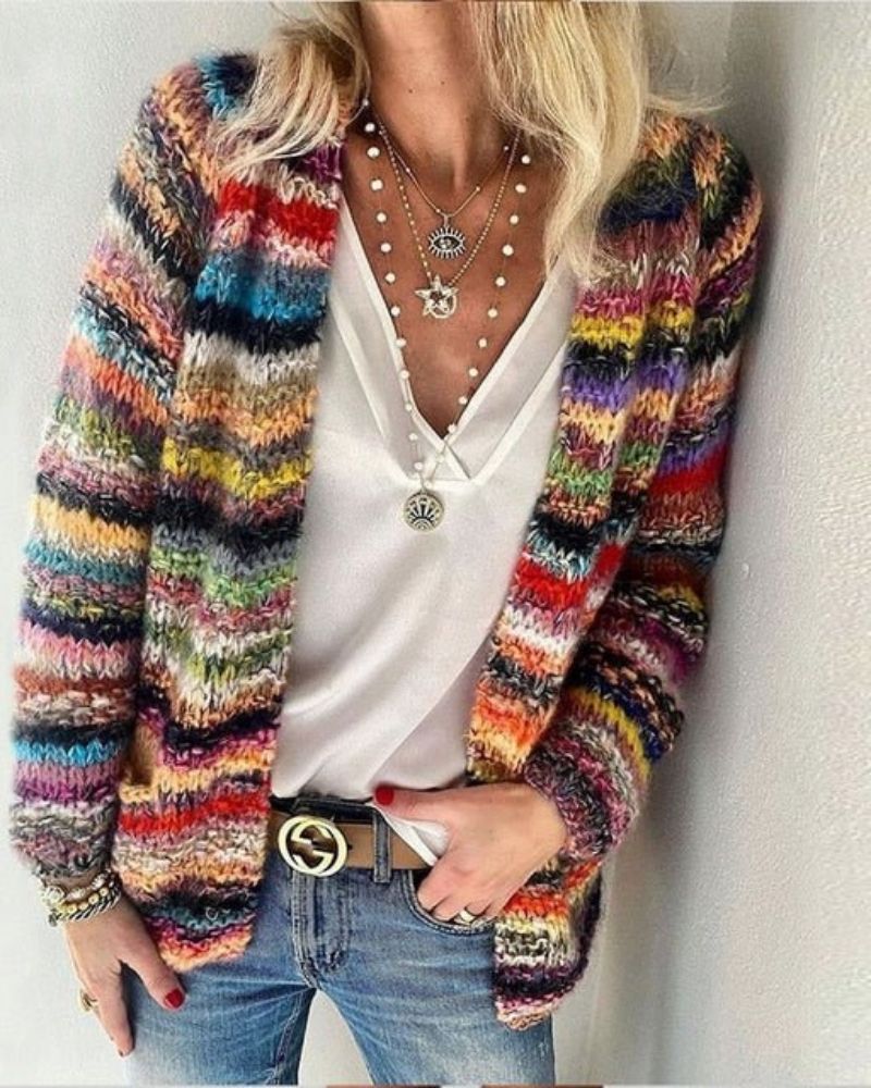 Lela | Colourful Cardigan