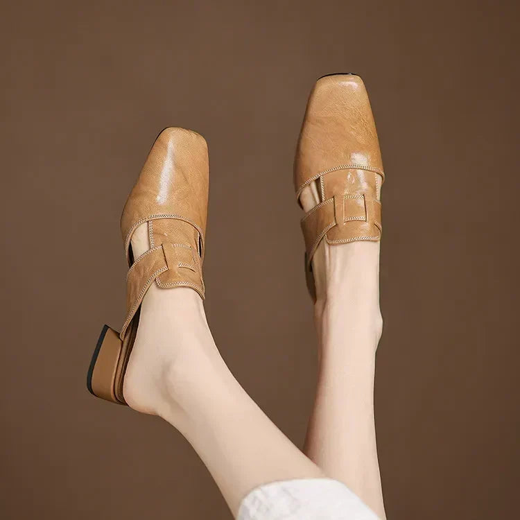 Alayna | Smooth Slip-On Mules