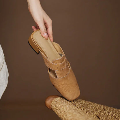 Alayna | Smooth Slip-On Mules