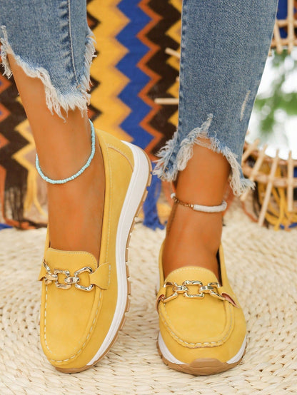 Dana | Flat Buckle Loafers