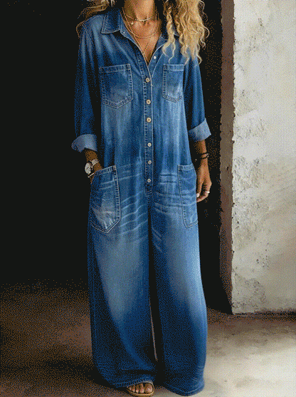 Scarlett | Comfort Denim Jumpsuit