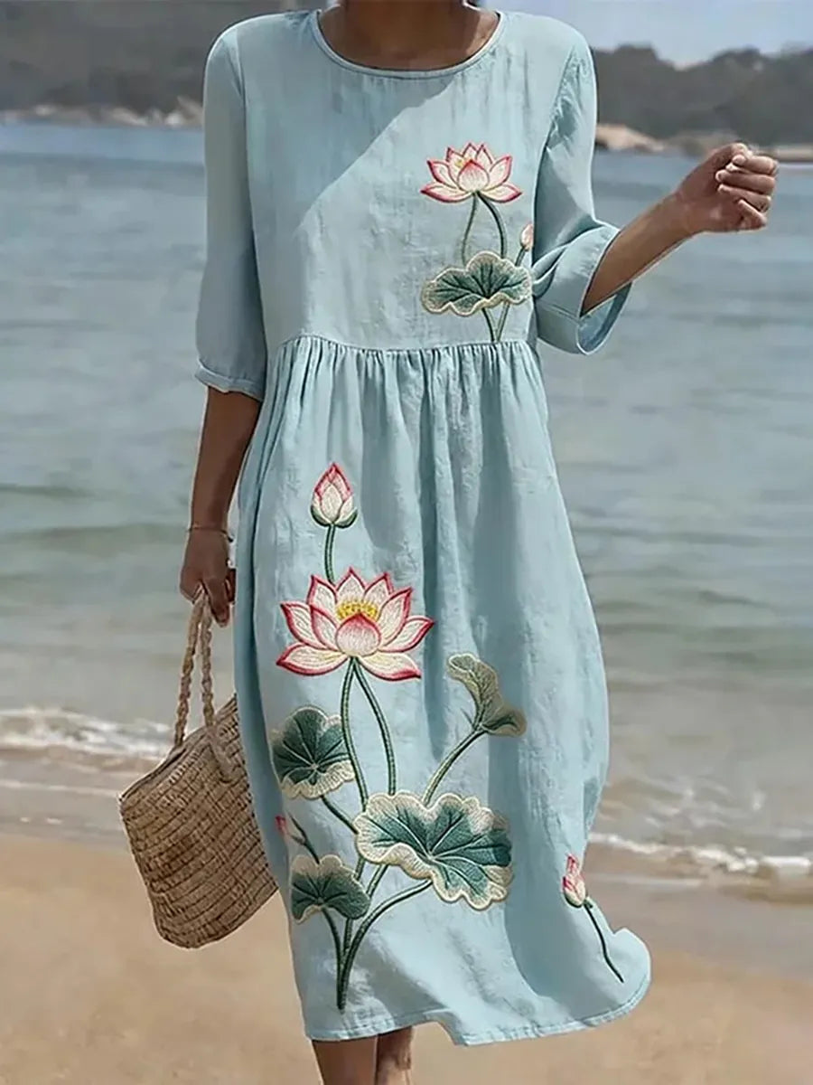 Edythe | Elegant Floral Dress