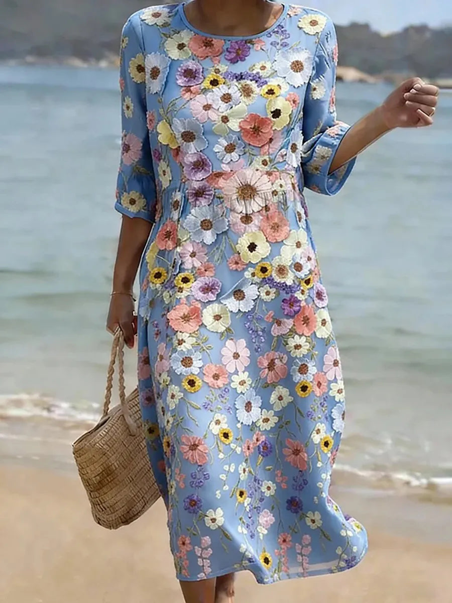 Quinley | Elegant Floral Dress