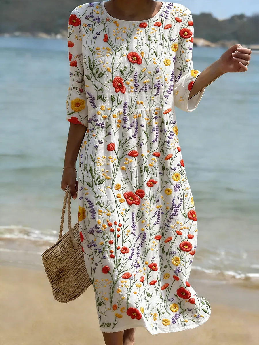 Royal | Elegant Floral Dress