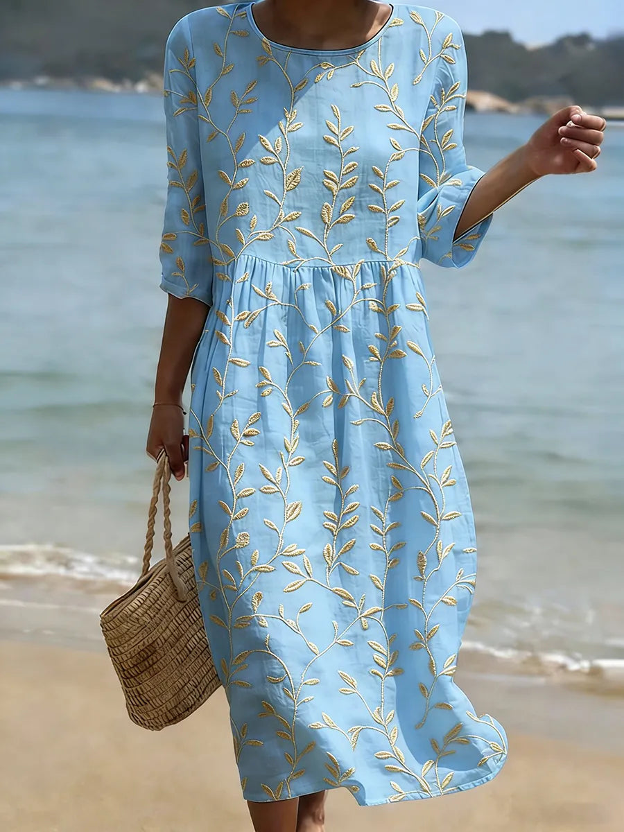 Fiona | Elegant Floral Dress