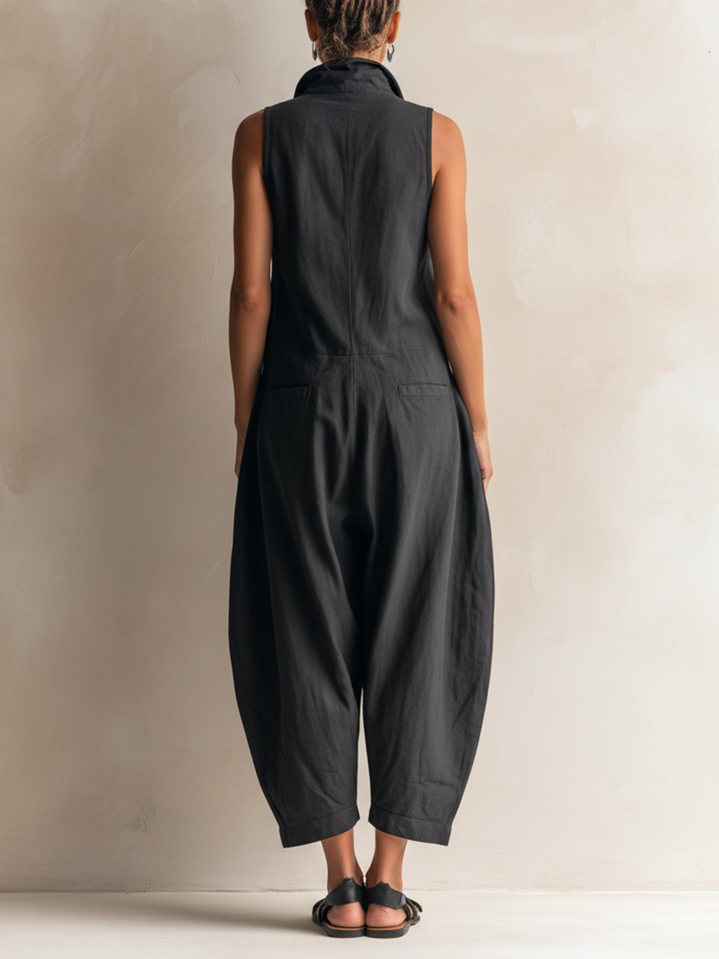 Rosa – Relaxed Cargo Jumpsuit