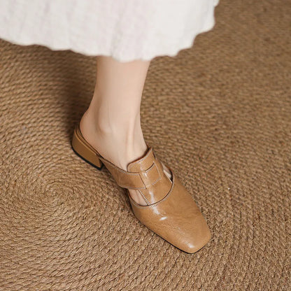 Alayna | Smooth Slip-On Mules