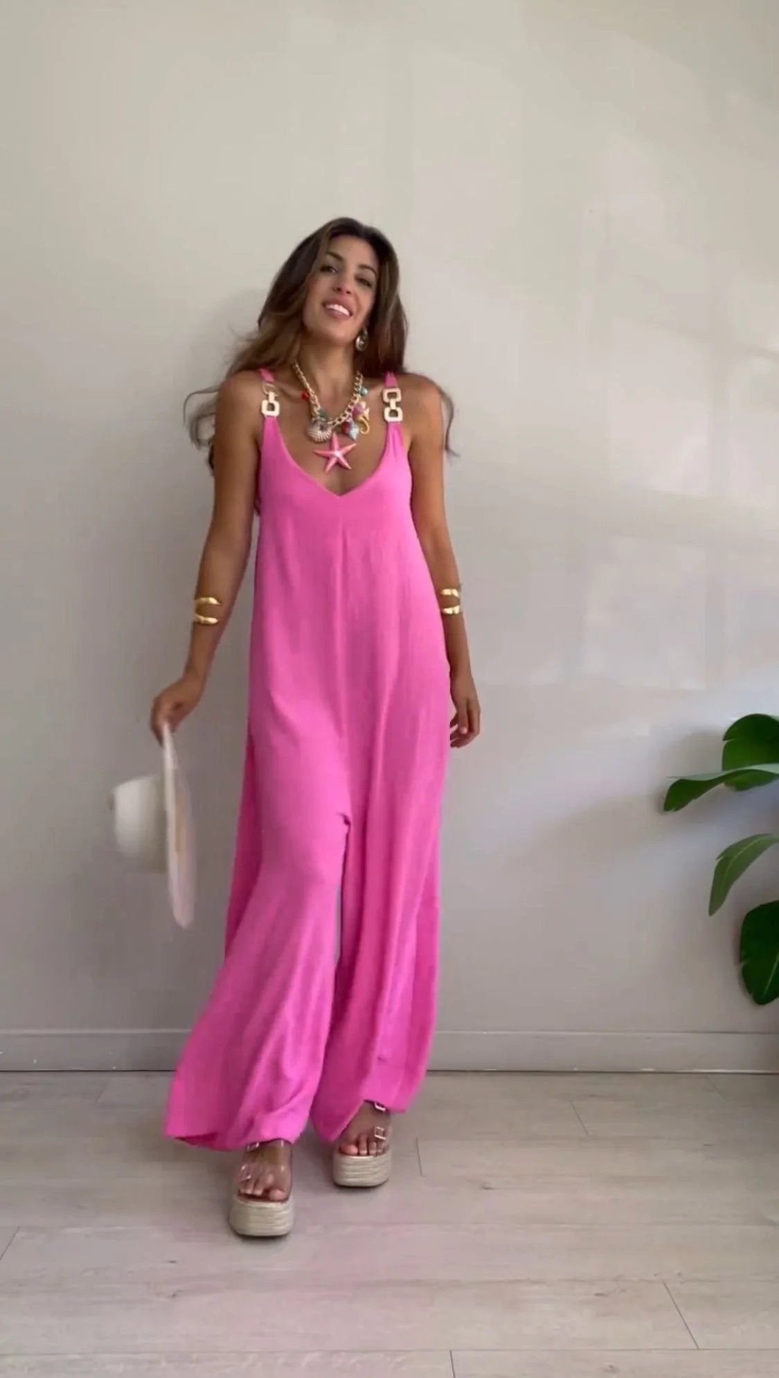 Willa – Relaxed Wide-Leg Sleeveless Jumpsuit