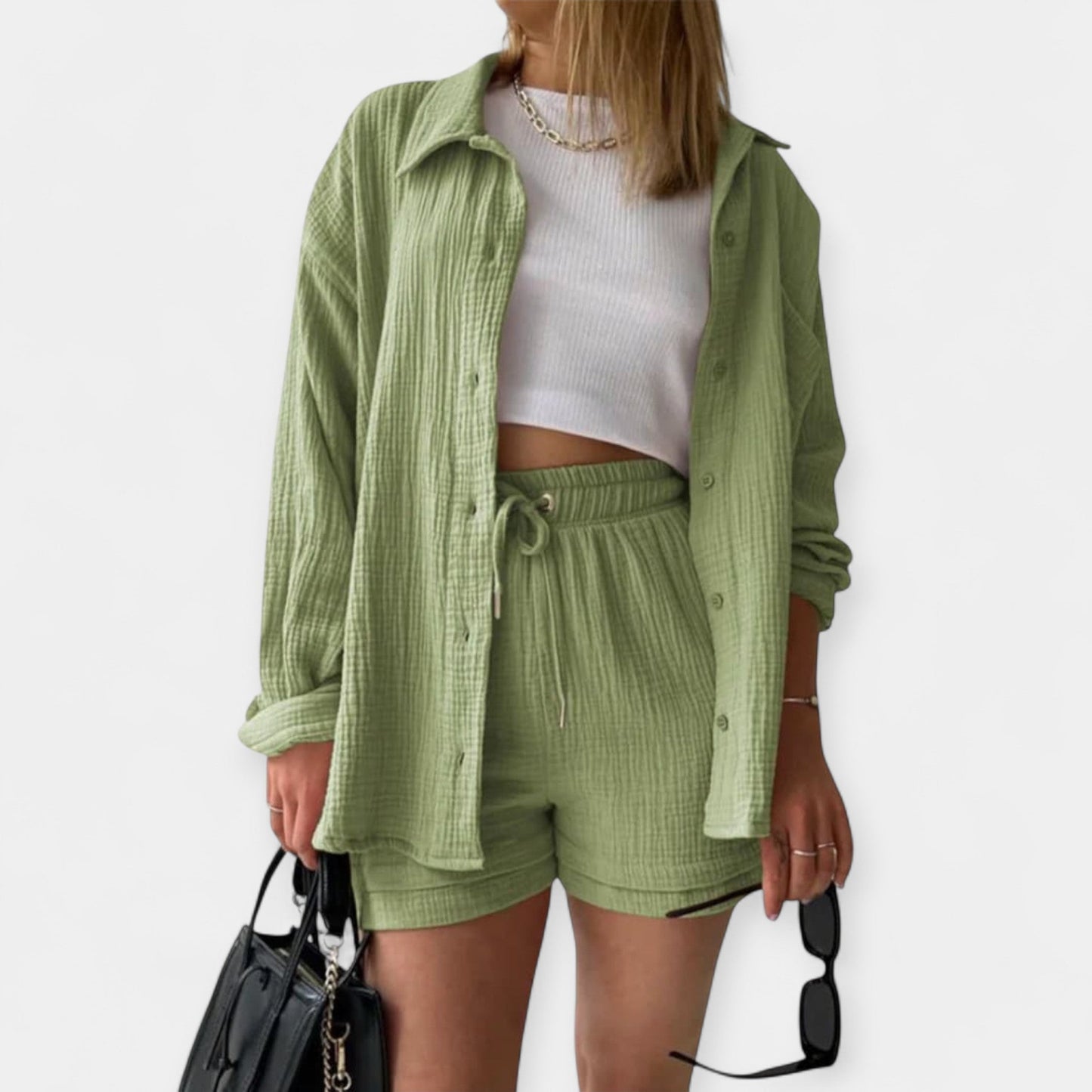 Promise | Colour Summer Outfit - Top and Shorts