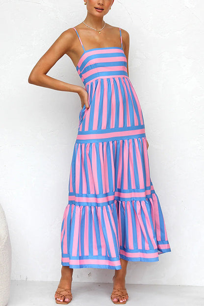 Rosalyn | Colour Block Maxi Dress