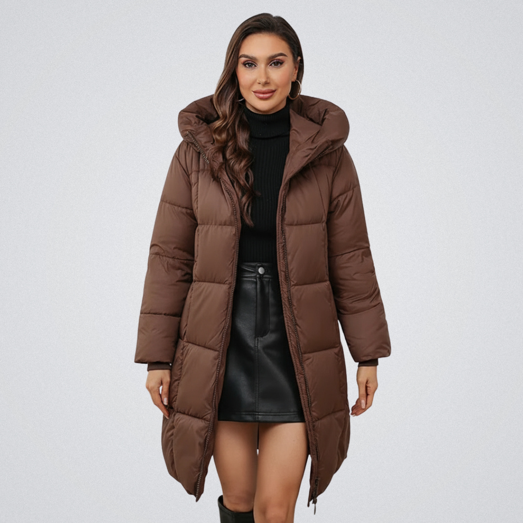 Laverne – Hooded Long Puffer Coat