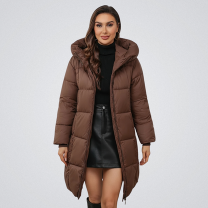 Laverne – Hooded Long Puffer Coat