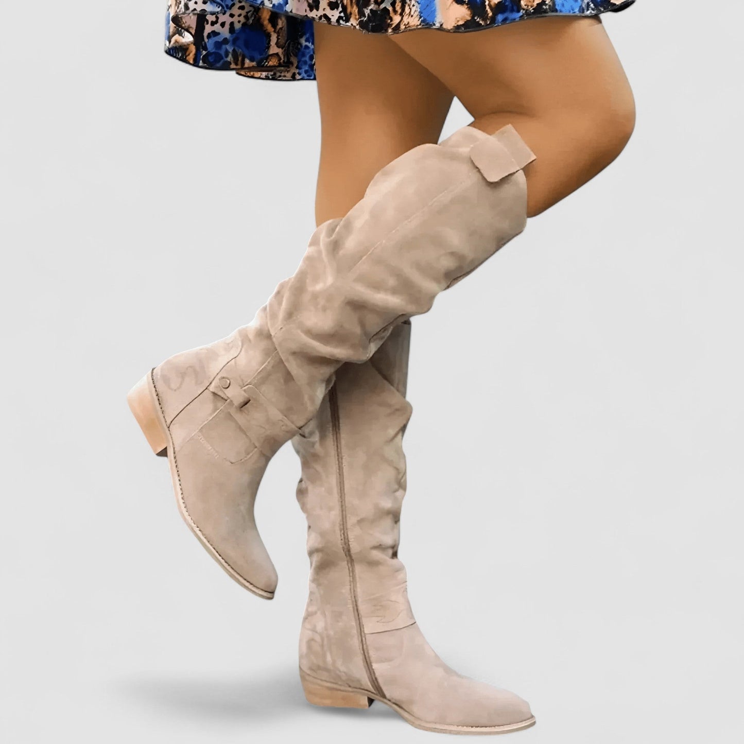Juanita – Knee-High Western Slouch Boots