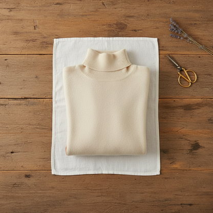Renata – Colour Block Turtleneck Jumper