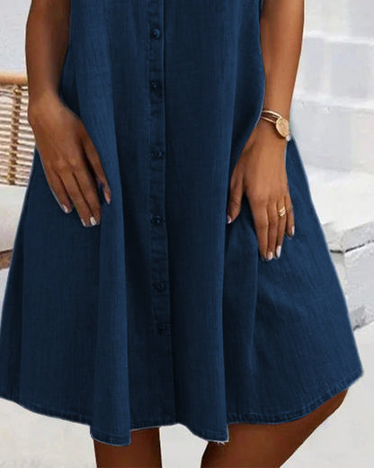 Wisdom | Lightweight Denim-Look Dress