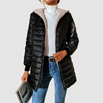 Alvina – Fleece-Lined Quilted Puffer Coat