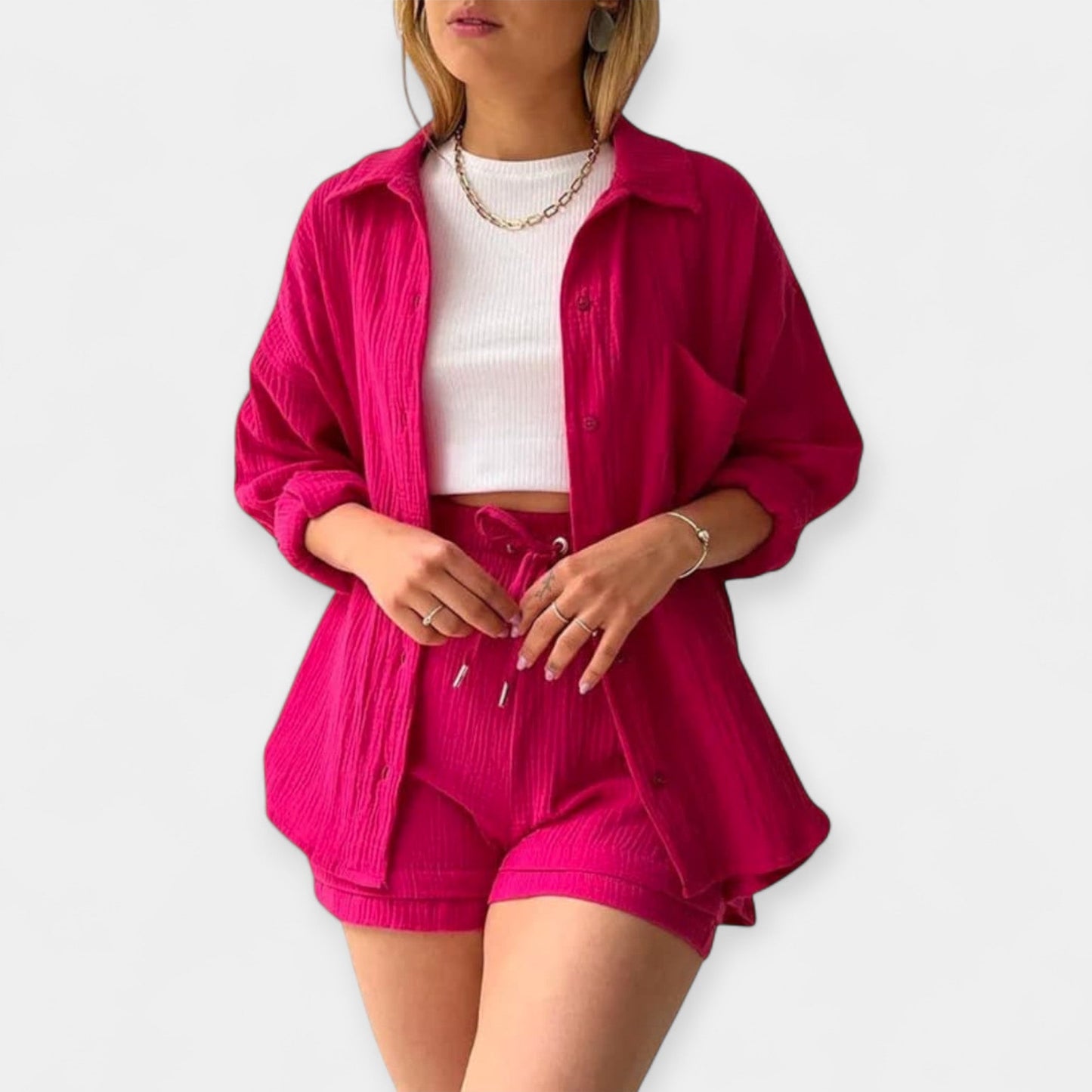 Promise | Colour Summer Outfit - Top and Shorts