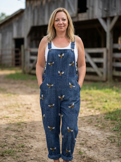 Lilian | Bee Strap Jumpsuit