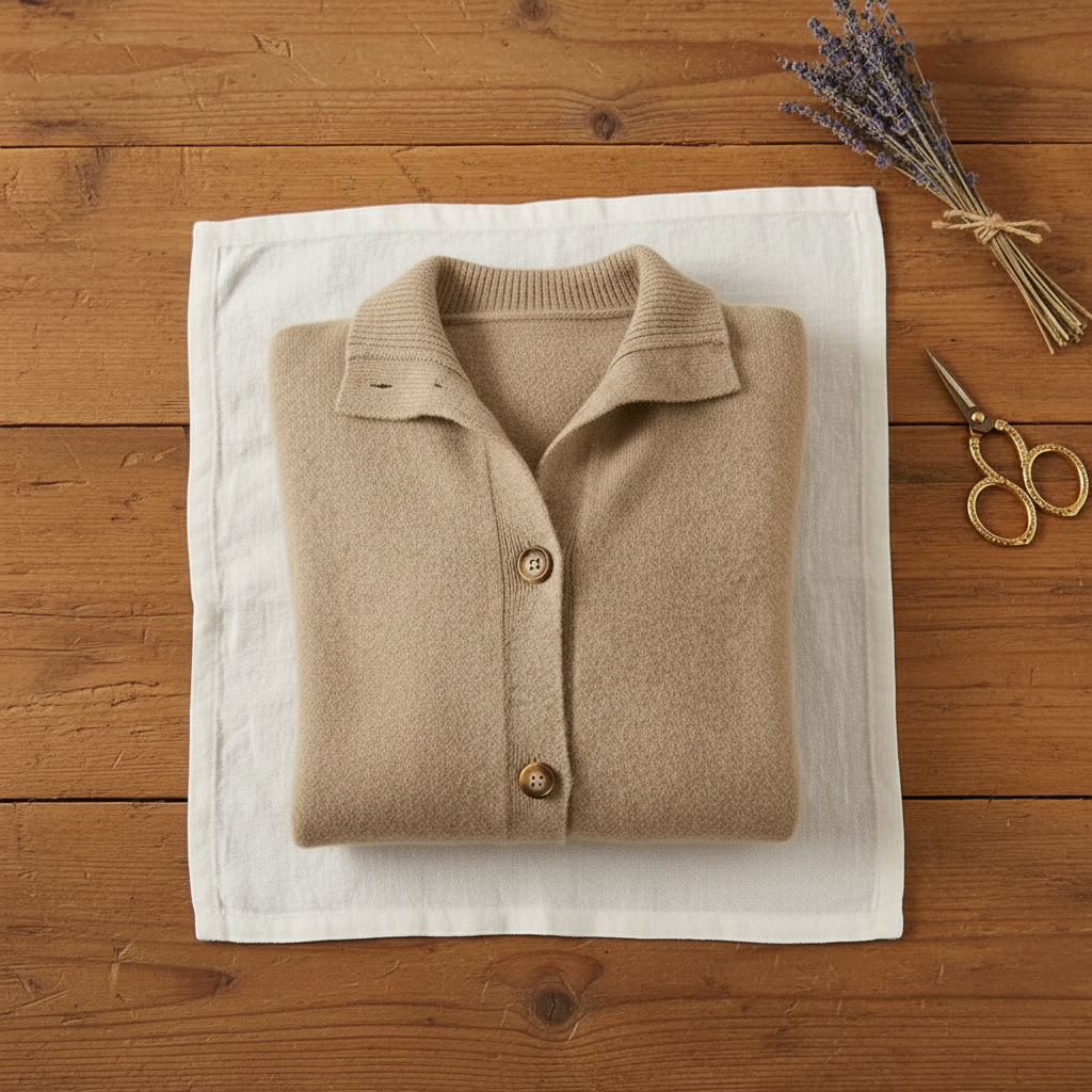 Donna – Button-Up Collared Knit Cardigan