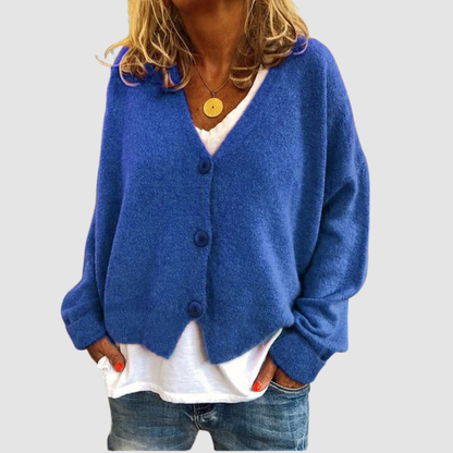 Patricia – Soft Knit Button-Up Cardigan