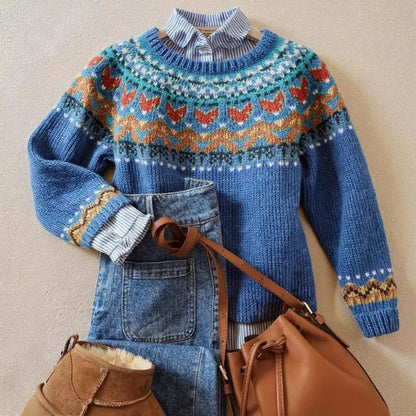 Kate – Fair Isle Knit Jumper