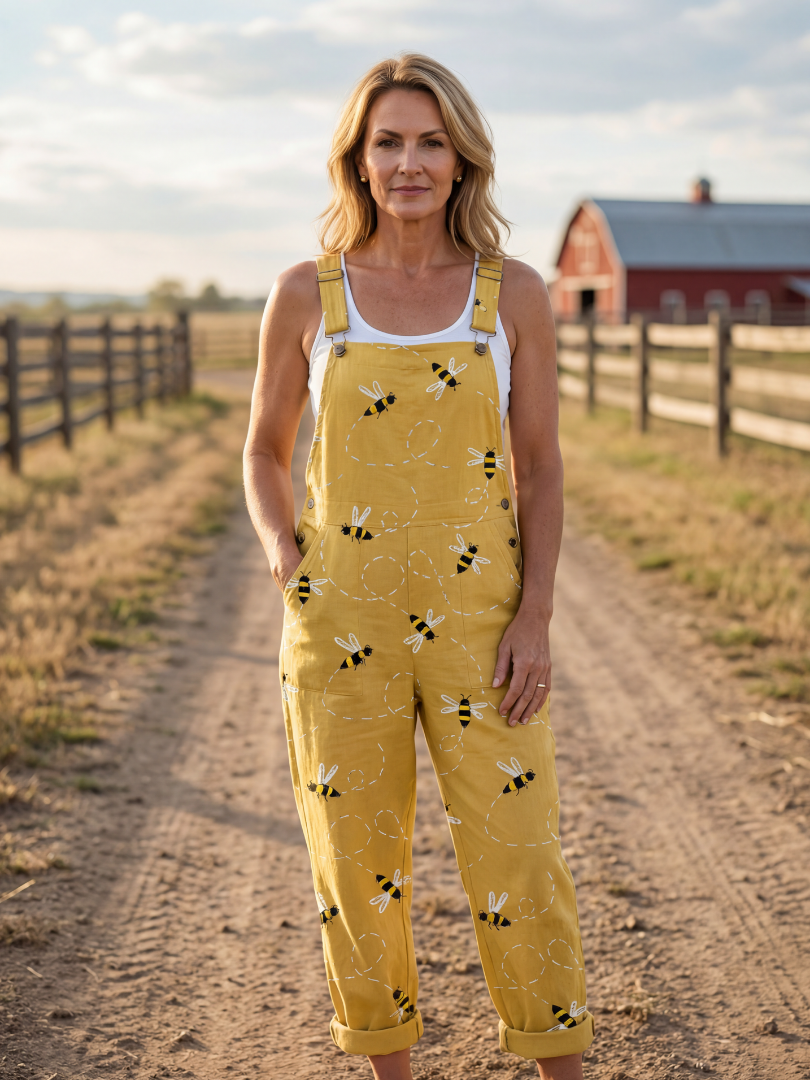Jordan | Light Honeybee Jumpsuit