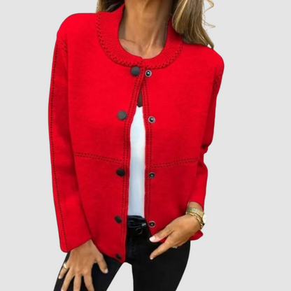 Rita – Button-Front Knit Cardigan
