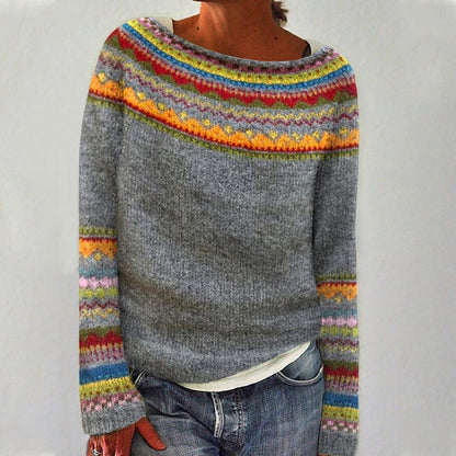 Rosa – Patterned Knit Jumper