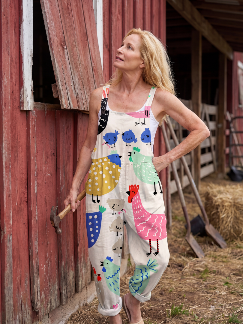 Elyse | Everyday Motif Strap Jumpsuit