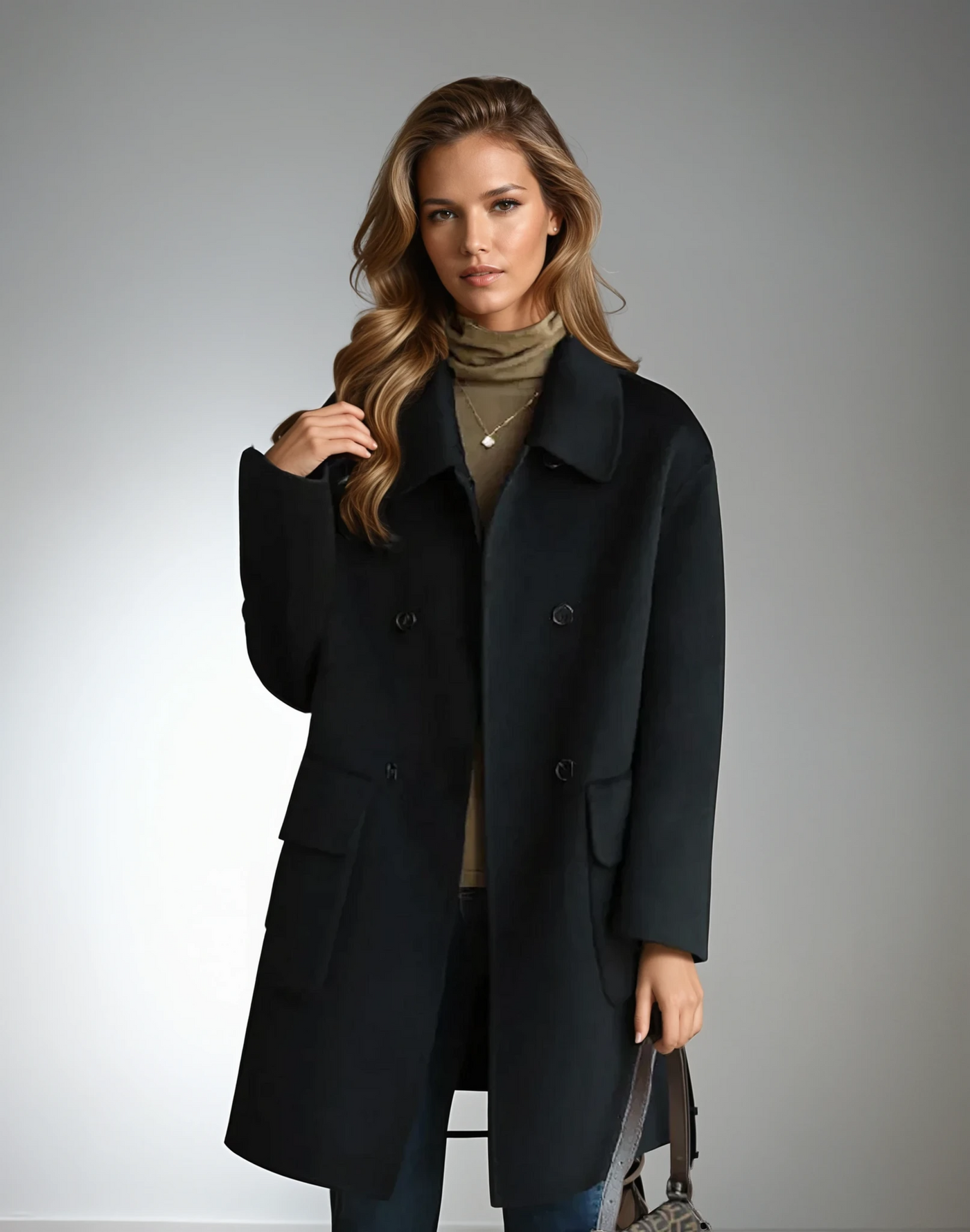 Gina – Double-Breasted Elegant Coat