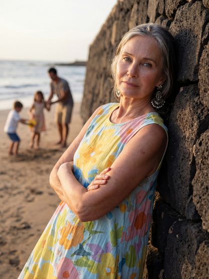 Dayton | Coastal Texture Midi Dress