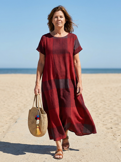 Hadley | Relaxed Line Midi Dress