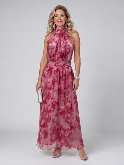 Prairie | Soft Halter Neck Midi Dress