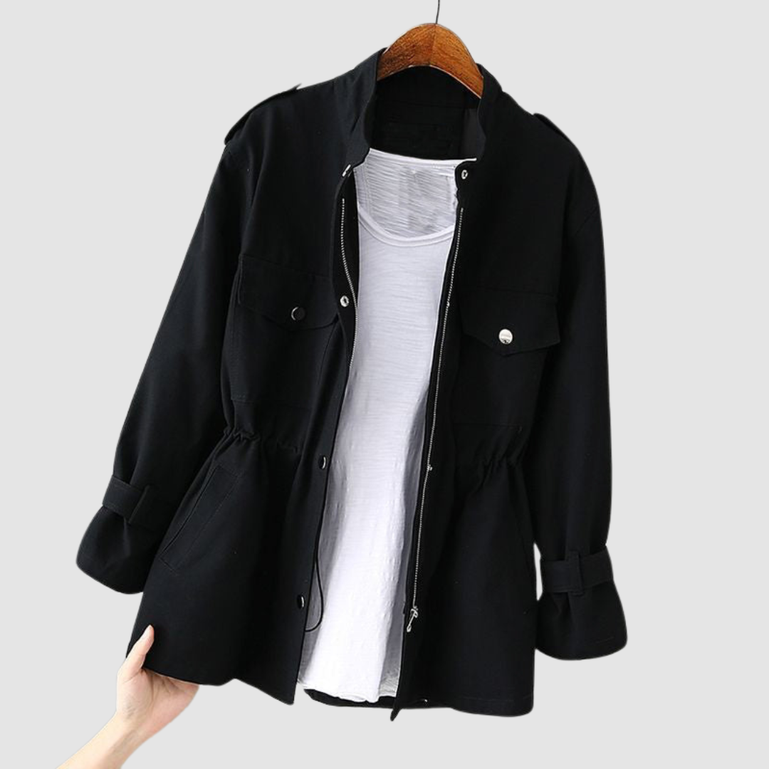 Mabel – Cinched Waist Utility Jacket