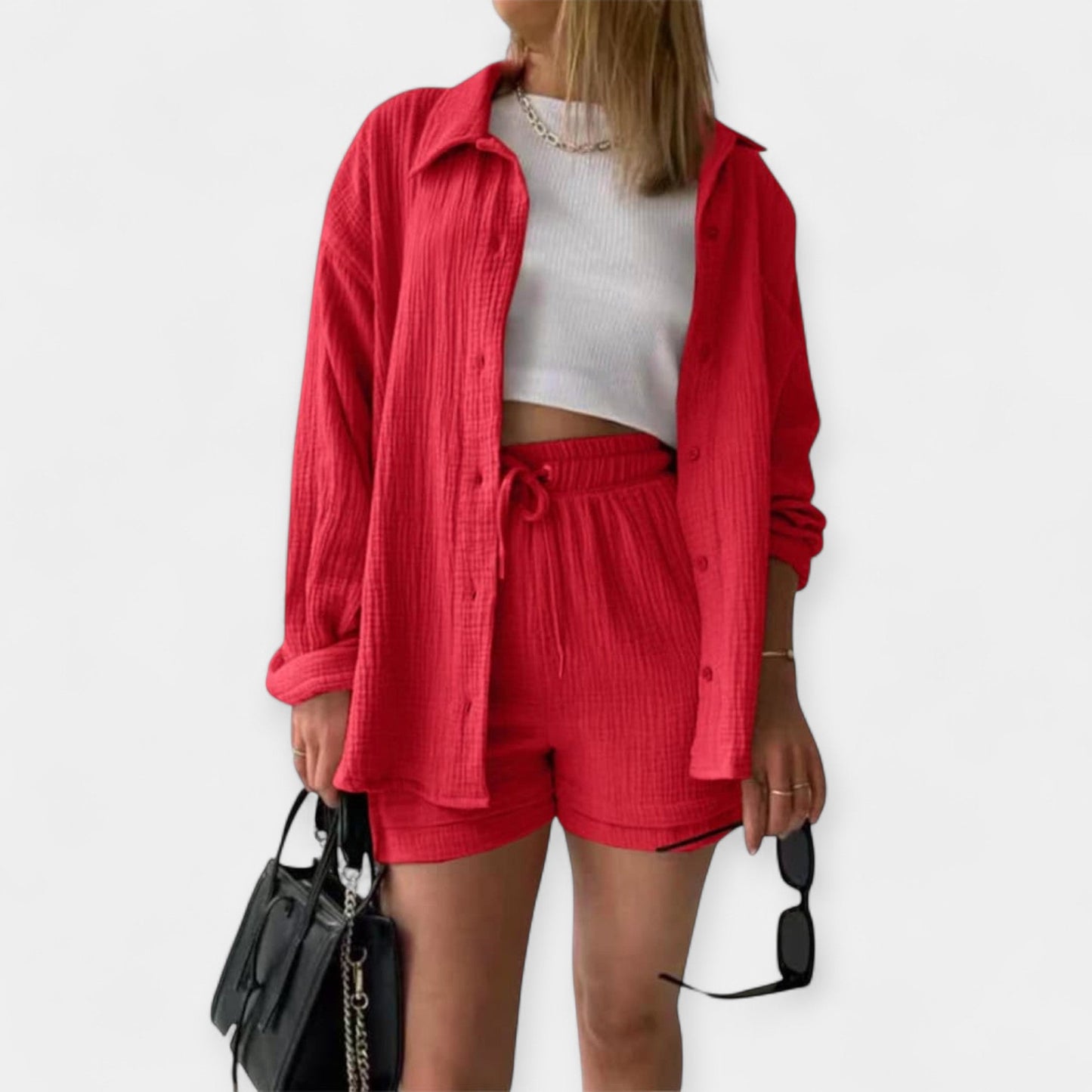 Promise | Colour Summer Outfit - Top and Shorts