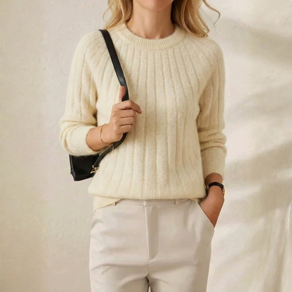 Luella – Ribbed Knit Crewneck Jumper