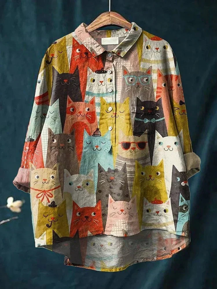 Ashlee | Brooks Playful Print Blouse