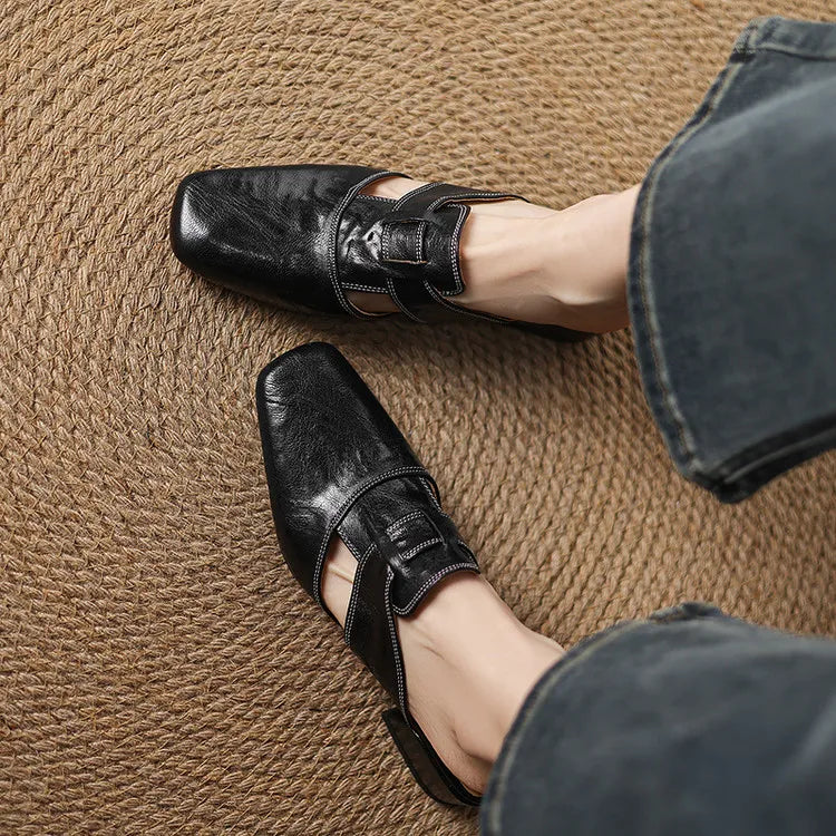 Alayna | Smooth Slip-On Mules
