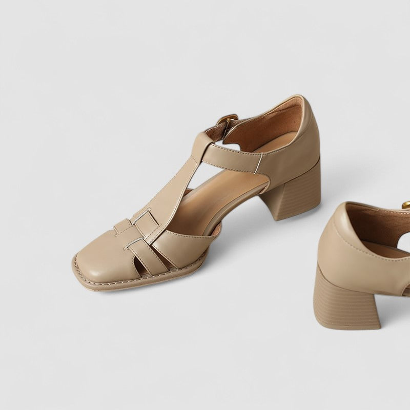 Primrose | Orthopaedic T-Strap Block Heels