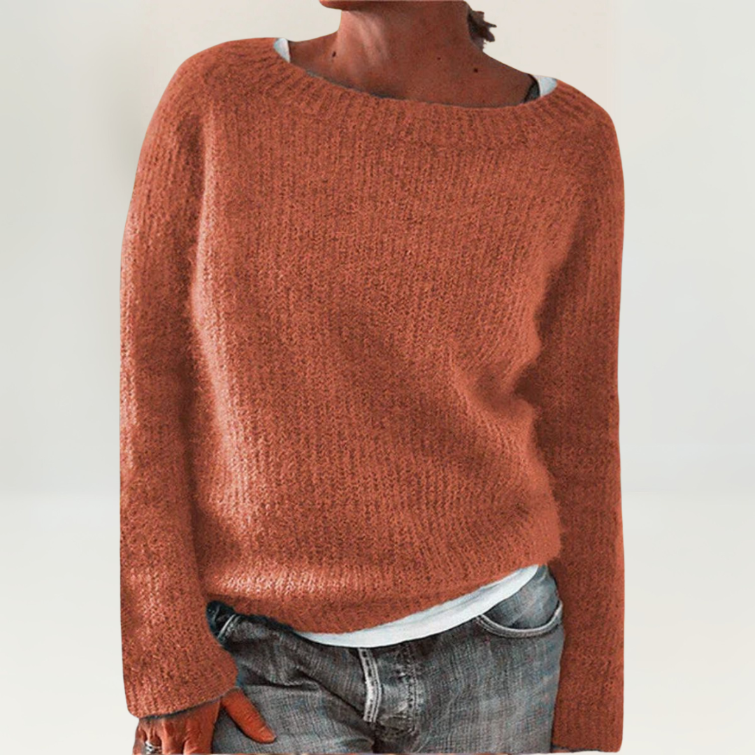 Larissa – Relaxed Knit Crew Neck Jumper