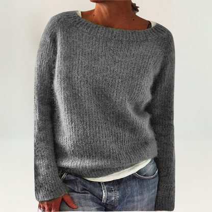 Larissa – Relaxed Knit Crew Neck Jumper