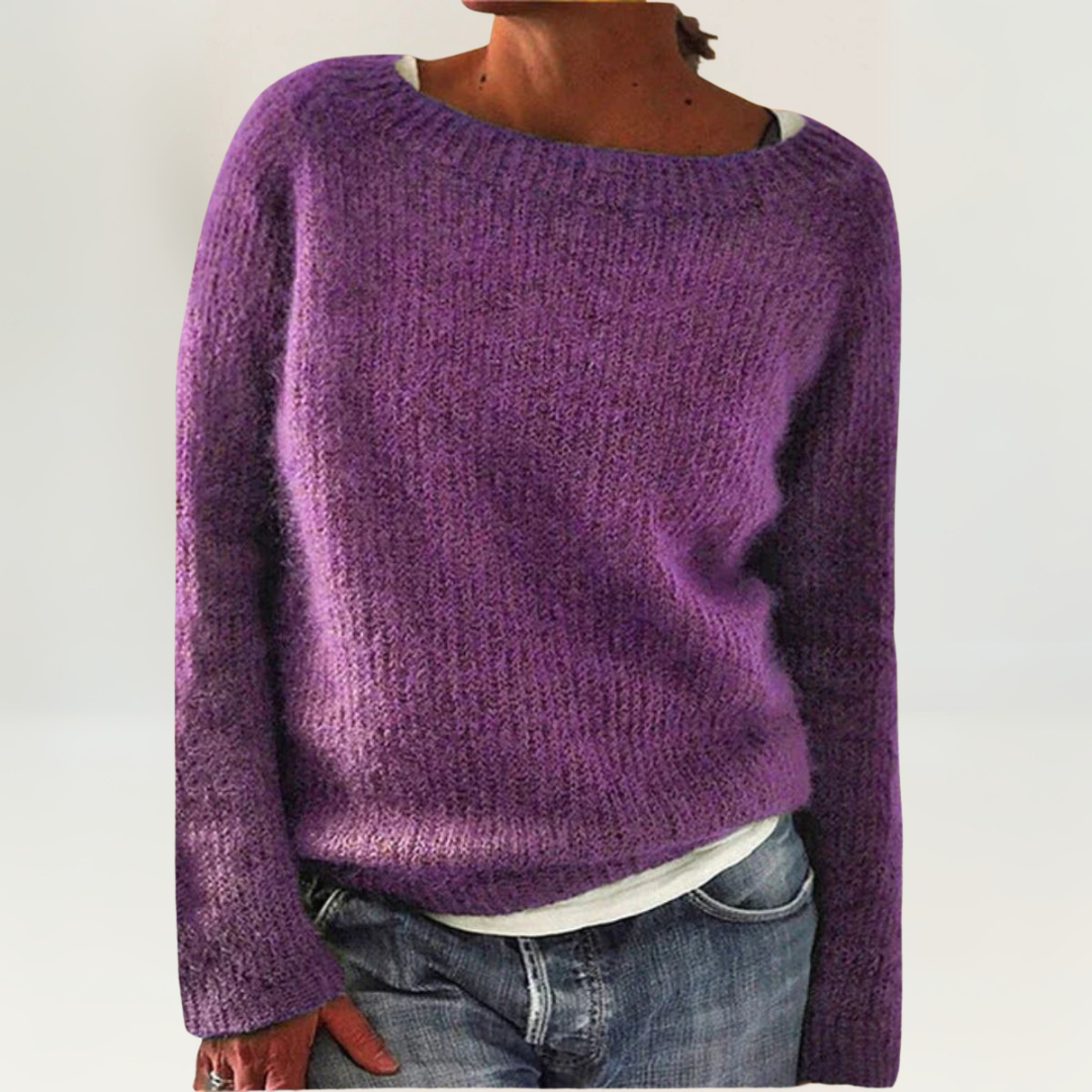 Larissa – Relaxed Knit Crew Neck Jumper