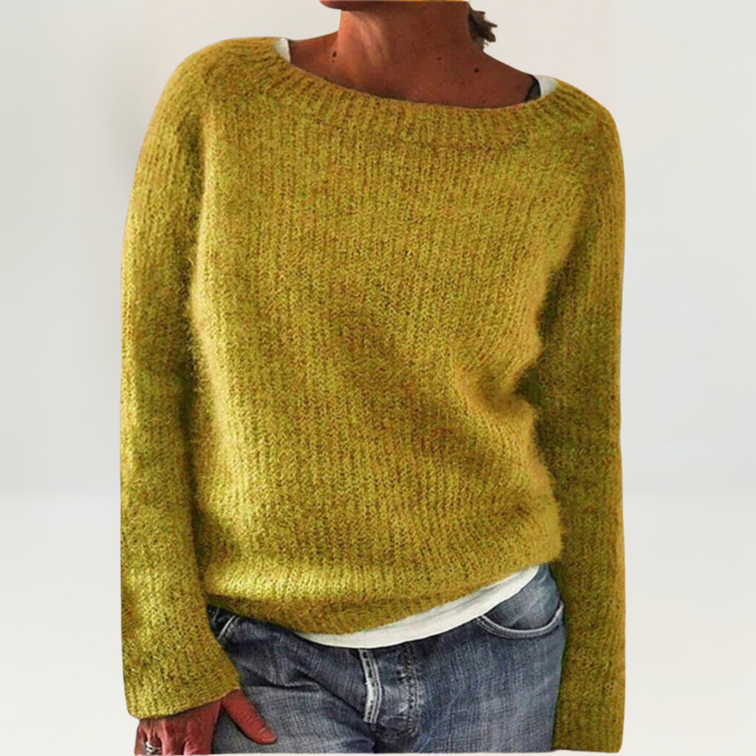 Larissa – Relaxed Knit Crew Neck Jumper