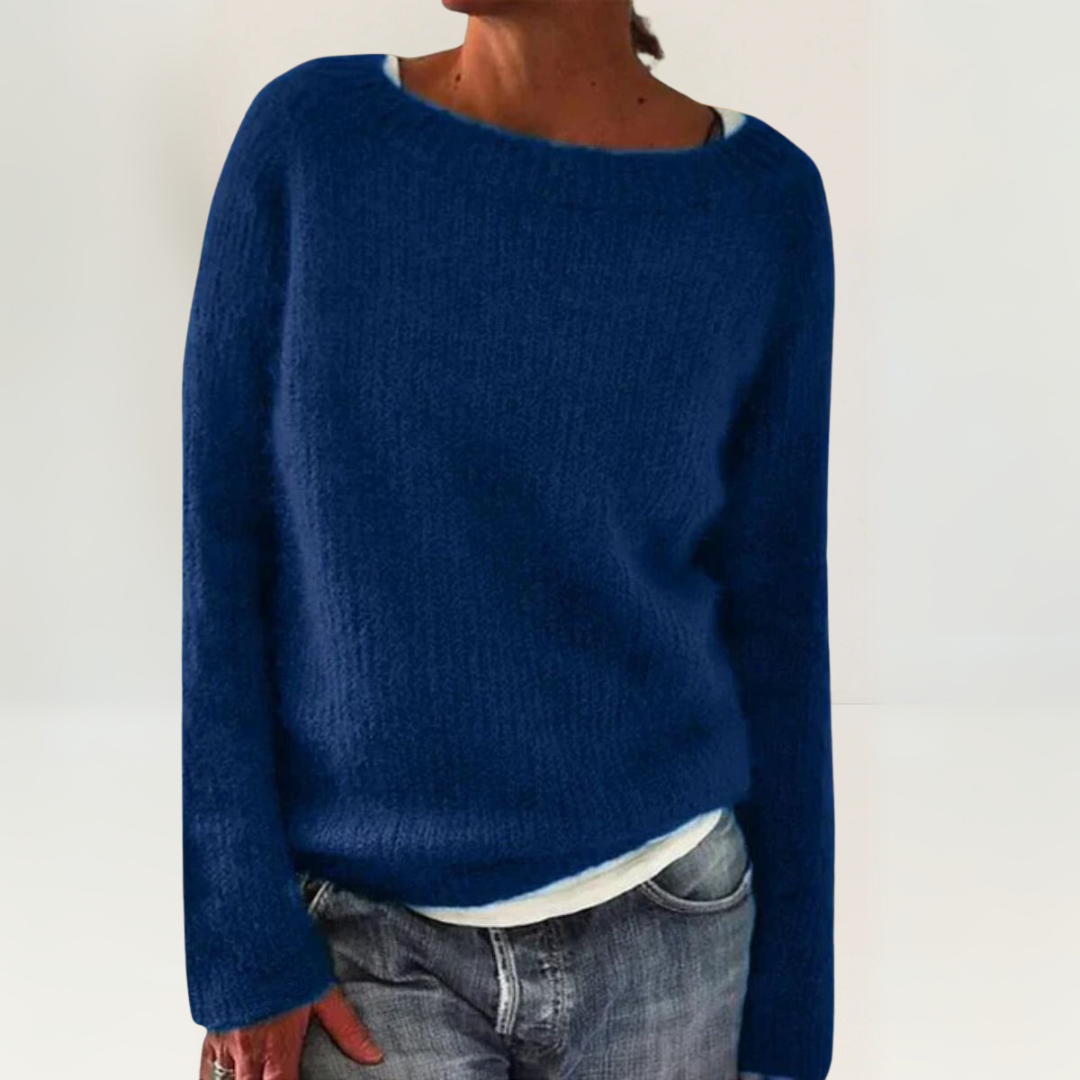 Larissa – Relaxed Knit Crew Neck Jumper