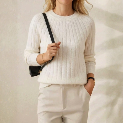 Luella – Ribbed Knit Crewneck Jumper