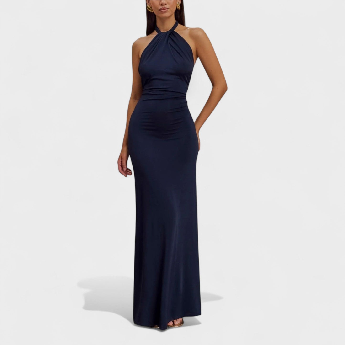 Berkley | Sleek Halter Maxi Dress